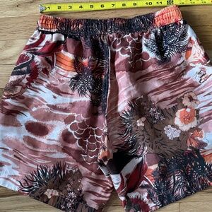 authentic amiri silk shorts